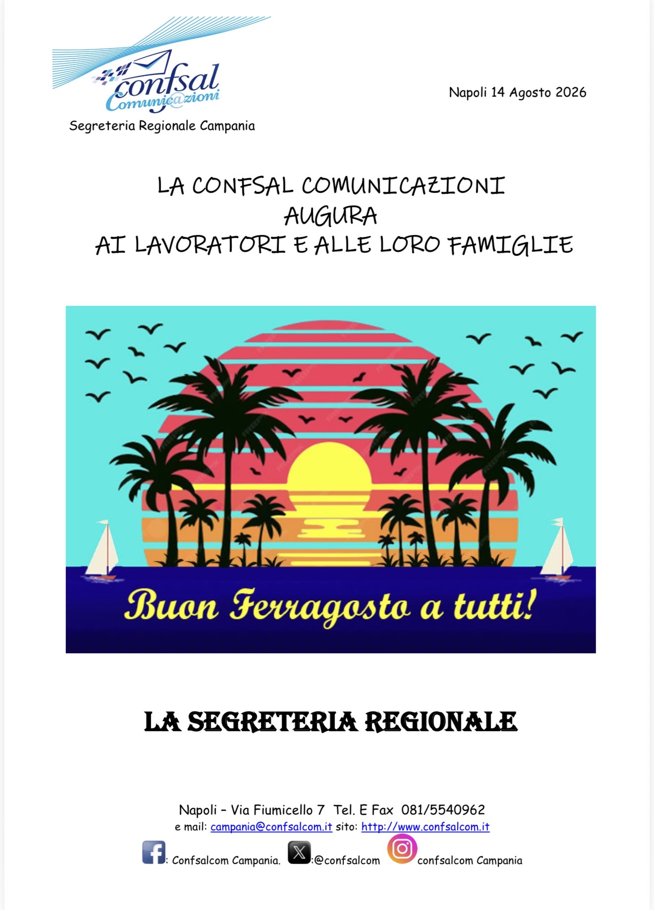 Ferragosto 2026